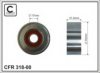 CAFFARO 318-00 Tensioner Pulley, v-ribbed belt